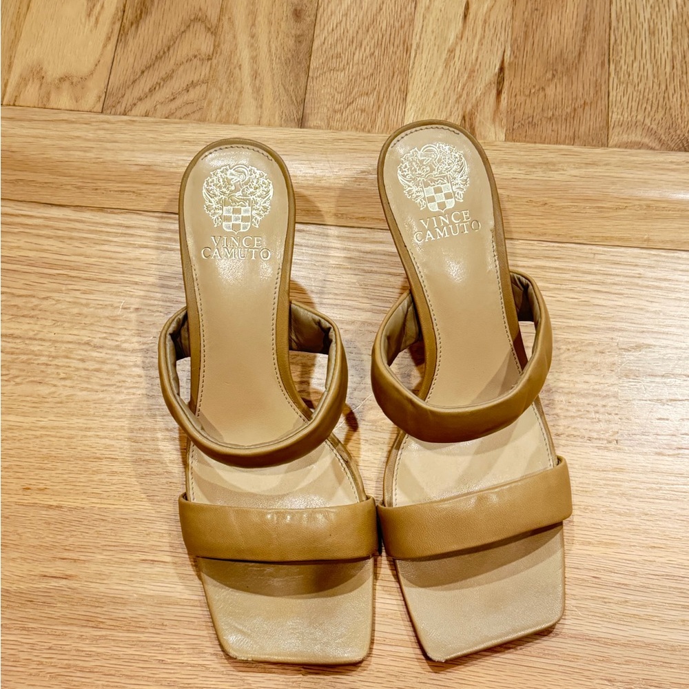 Vince Camuto Aslee Tan Women's Mules
